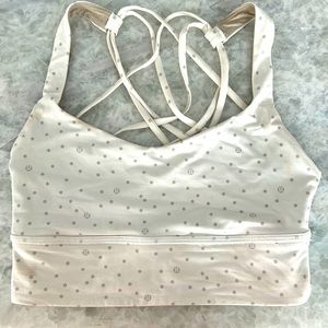 Lululemon longline polka dot bra